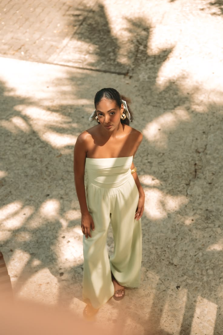 Women's fashion editorial look